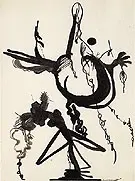 Untitled 1945 8 By Barnett Newman