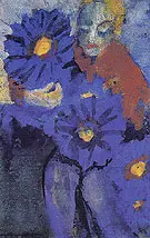 Flower Lady By Emil Nolde