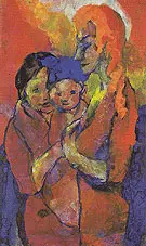 Mother with Two Children By Emil Nolde