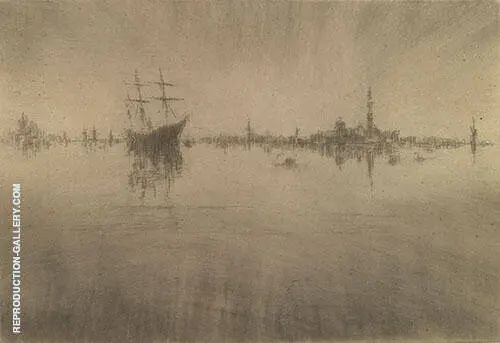 Nocturne c1880 By James McNeill Whistler