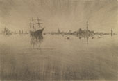 Nocturne c1880 By James McNeill Whistler
