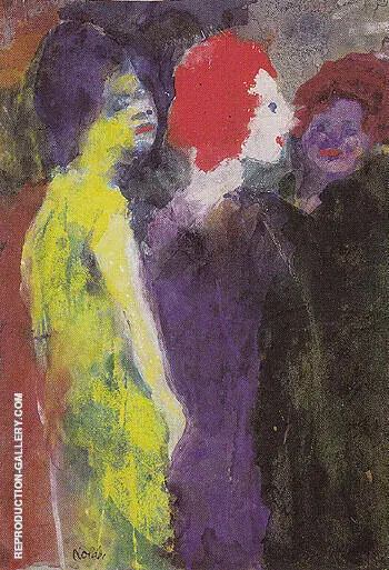 The Redhead By Emil Nolde