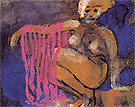 Crouching Nude By Emil Nolde