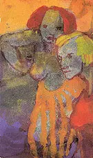 Two Women By Emil Nolde