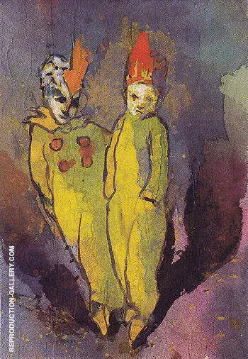 Costumed Couple By Emil Nolde