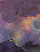 Dark Mountain Landscape By Emil Nolde