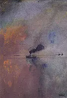 Quiet Sea with Steamer By Emil Nolde