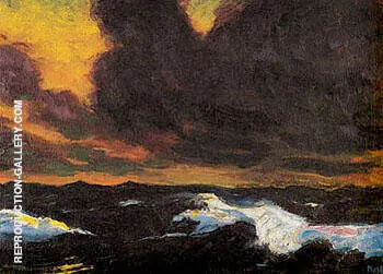 The Sea 1930 B By Emil Nolde