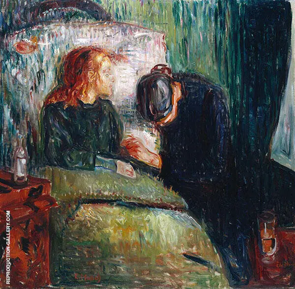 The Sick Child c1885 By Edvard Munch