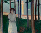 The Voice Summer Night's Dream 1893 By Edvard Munch