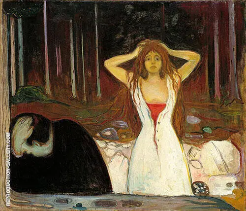 Ashes 1894 By Edvard Munch