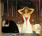 Ashes 1894 By Edvard Munch