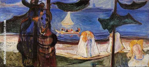 Summer Day from The Linda Frieze c1904 By Edvard Munch