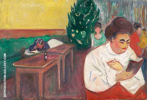 Christmas in The Brothel c1904 By Edvard Munch