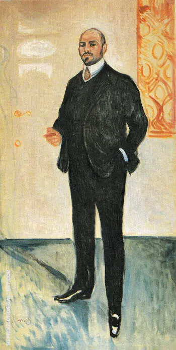 Walther Rathenau 1907 By Edvard Munch