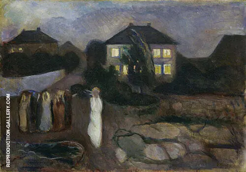 Stormy Night 1893 By Edvard Munch