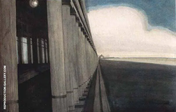 Galeries Royales d'Ostende By Leon Spilliaert