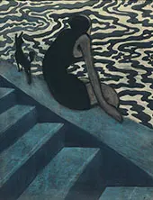 The Bather 1910 By Leon Spilliaert