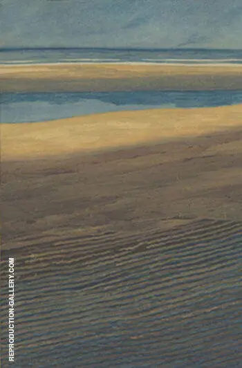 Marine Plage A Maree Bass By Leon Spilliaert