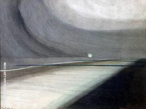 Moonlit Beach By Leon Spilliaert