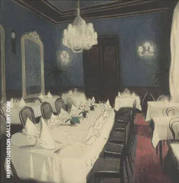 Salle de Tables Dhotes By Leon Spilliaert