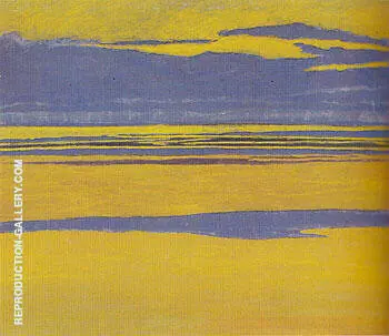 Mauve and Yellow Seascape 1923 By Leon Spilliaert