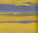 Mauve and Yellow Seascape 1923 By Leon Spilliaert