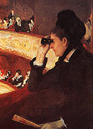 At the Opera 1880 By Mary Cassatt