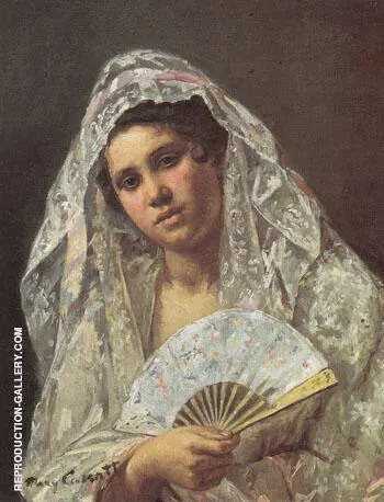 A Seville Belle 1873 By Mary Cassatt