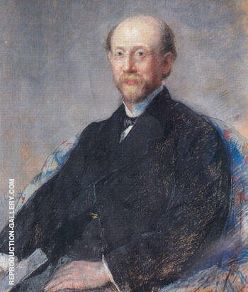 Portrait of Moise Dreyfus 1879 by Mary Cassatt | Oil Painting Reproduction