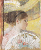 At the Theater 1878 By Mary Cassatt