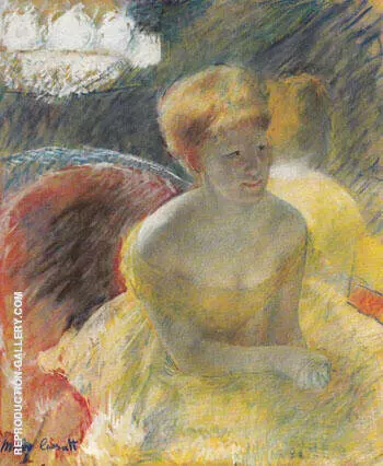 Lydia Leaning on her Arms Seated in a Loge c1879 By Mary Cassatt