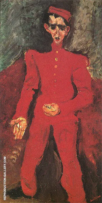 Page Boy at Maxims c1925 By Chaim Soutine