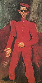Page Boy at Maxims c1925 By Chaim Soutine