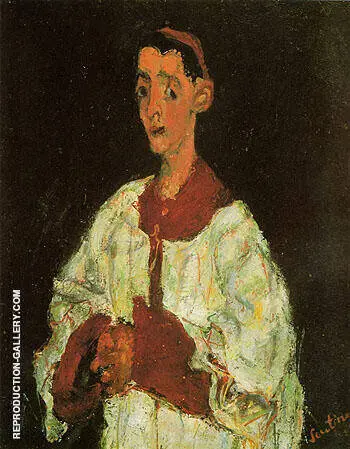 The Choir Boy c1927 By Chaim Soutine