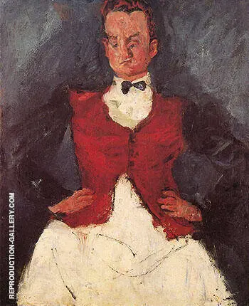 Hotel Manager c1927 By Chaim Soutine