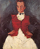 Hotel Manager c1927 By Chaim Soutine