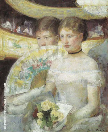 Woman in a Loge 1881 B By Mary Cassatt