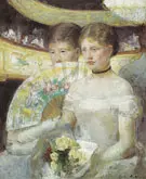 Woman in a Loge 1881 B By Mary Cassatt