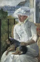 Young Girl at a Window c1883 By Mary Cassatt