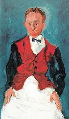 Hotel Boy c1927 By Chaim Soutine