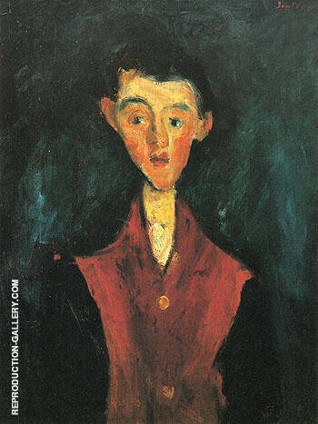 The Valet A c1927 by Chaim Soutine | Oil Painting Reproduction