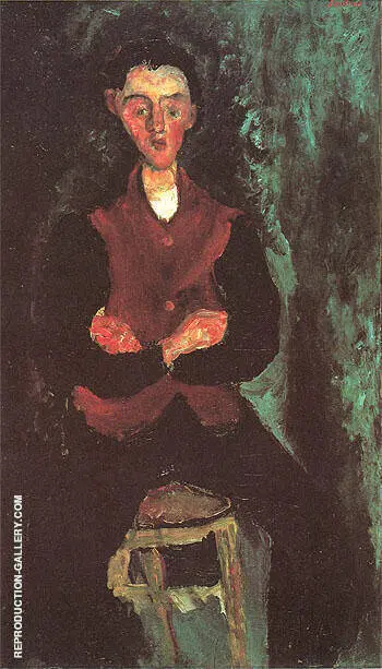 The Valet B c1927 By Chaim Soutine