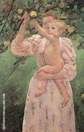Child Picking a Fruit 1893 By Mary Cassatt