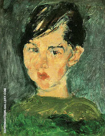 Girl in Green c1928 By Chaim Soutine