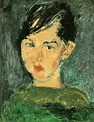 Girl in Green c1928 By Chaim Soutine