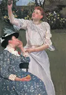 Young Woman Picking Fruit 1891 By Mary Cassatt