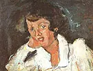 Girl Leaning on Her Elbow c1934 By Chaim Soutine