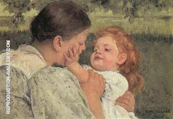 Maternal Caress 1896 By Mary Cassatt