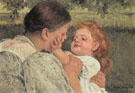 Maternal Caress 1896 By Mary Cassatt
